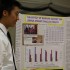 Sophomore Aaron Gu explains his project at the 2015 Science Fair.