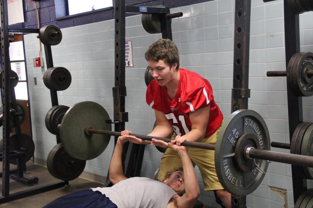 Students+conclude+day+with+weight+lifting