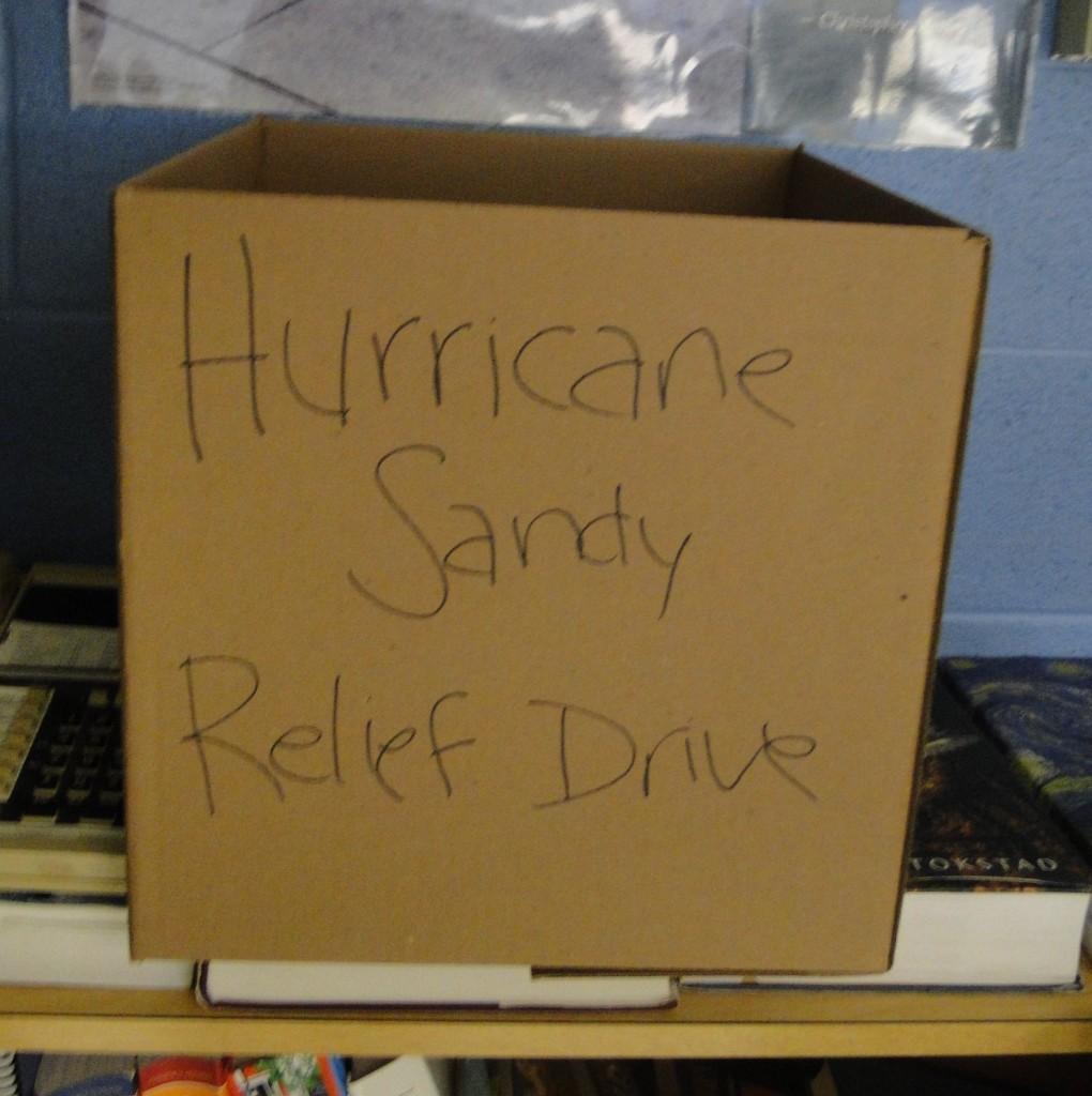 Key Club and SLAVA host Hurricane Sandy relief drive