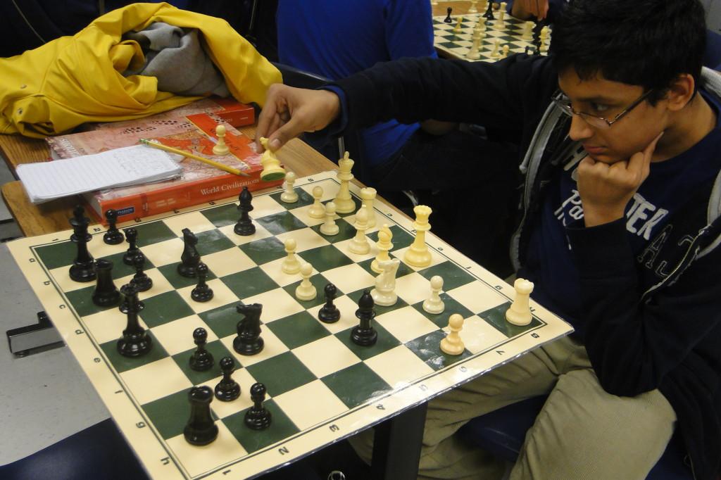 Chess Club exercises students' gray matter