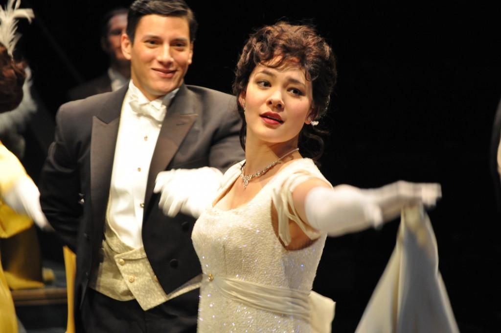 Manna Nichols dances as Eliza Doolittle in "My Fair Lady" at the Arena Stage theater in Washington, D.C.