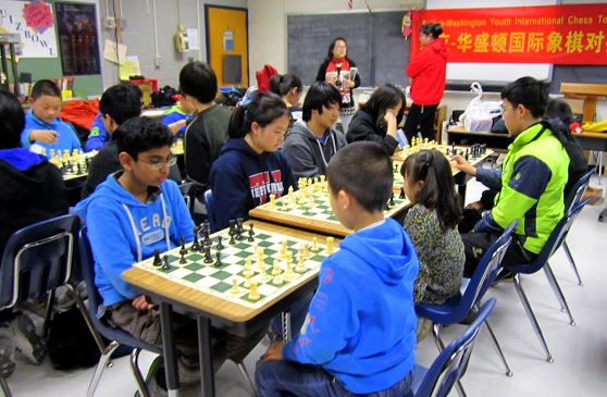 Chess team plays international game