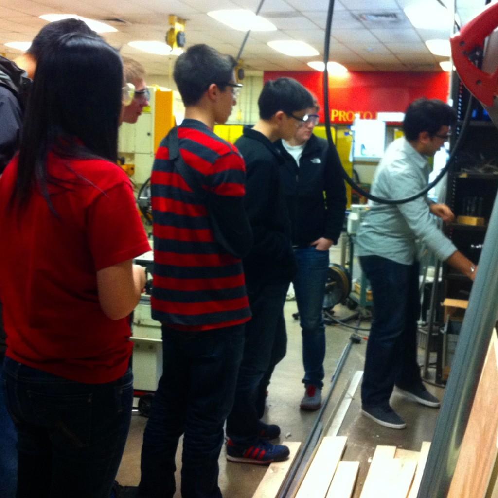 Sophomores visit prototyping lab