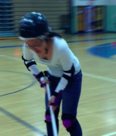 Students learn skating skills