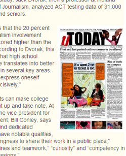 TjTODAY's February 2012 front page appeared in "School Administrator," the AASA's magazine. 