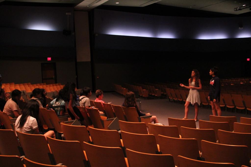 The BigSib program orientates students during lunch sessions