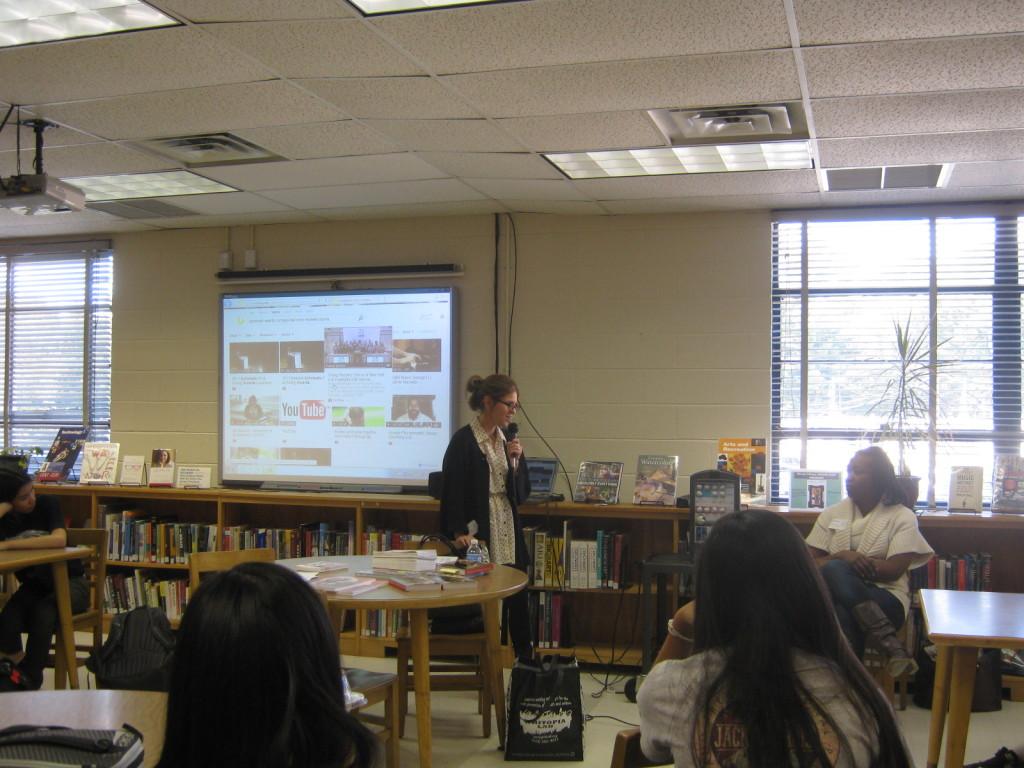 Spokespeople from Writopia Labs D.C. came to Jefferson for an information session about the Scholastic Writing Awards.