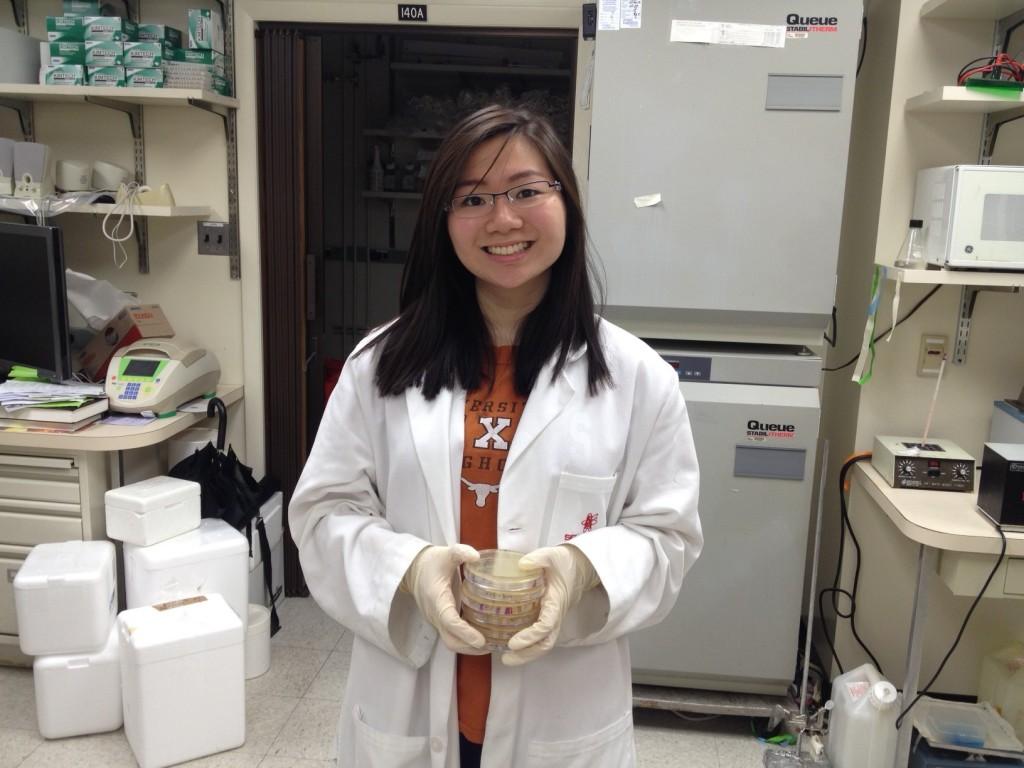 Senior Tina Ju is working at the National Cancer Institute (NCI) of the National Institutes of Health (NIH). Photo courtesy of Tina Ju.