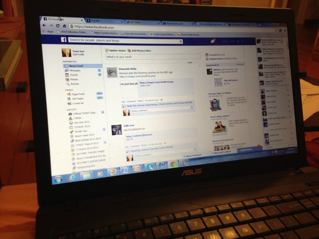 Though the Blackboard and the Common App sites may be up, my go-to sites are Facebook, Twitter and Tumblr.