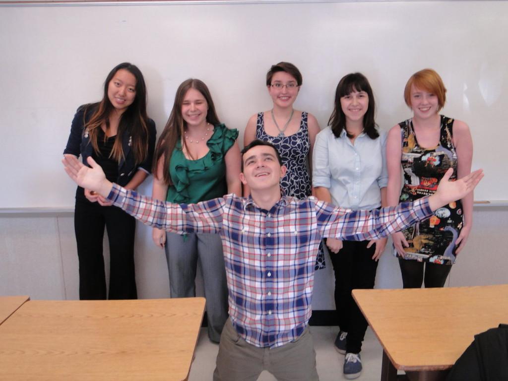 GSA members participate in Wednesday's dress your best spirit day.