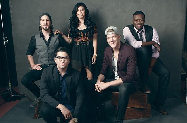 Left to right: Avi Kaplan, Mitch Grassi, Kirstie Maldonado, Scott Hoying and Kevin Olusola are members of the talented a capella group known as Pentatonix. Photo courtesy of Billboard.