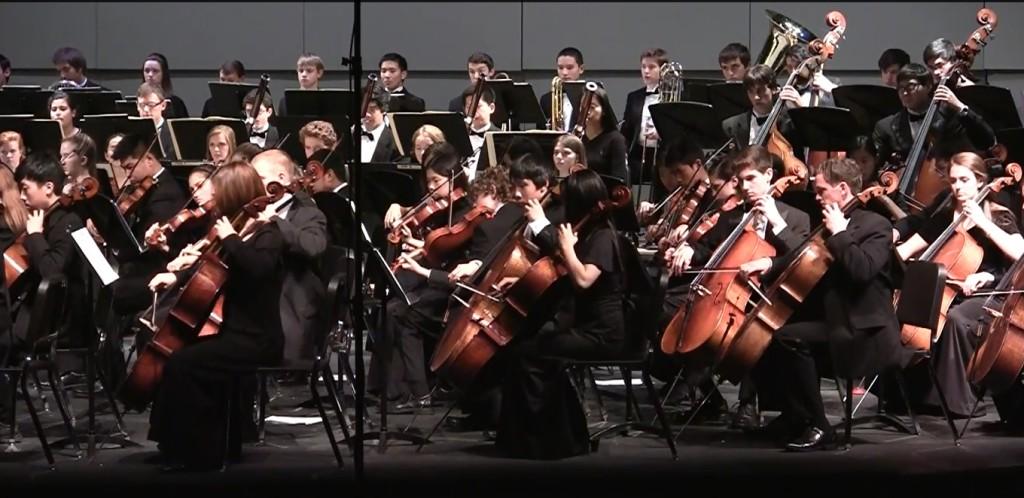 Fifteen Jefferson students played in the Northern Virginia Senior Regional Orchestra (SRO), which took place on Nov. 7-9. Photo courtesy of Samantha Chu.