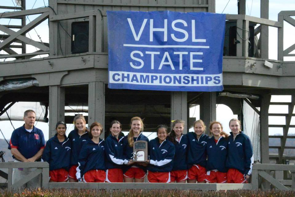 The Jefferson girls' cross country team placed second at the 5A State Championships on Nov. 15. Photo courtesy of Sally Stumvoll.