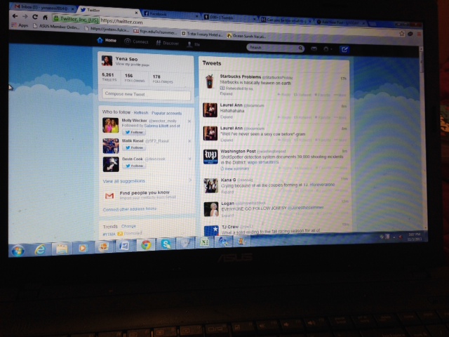 I'm back on all of my social media sites, such as Twitter, and loving it.