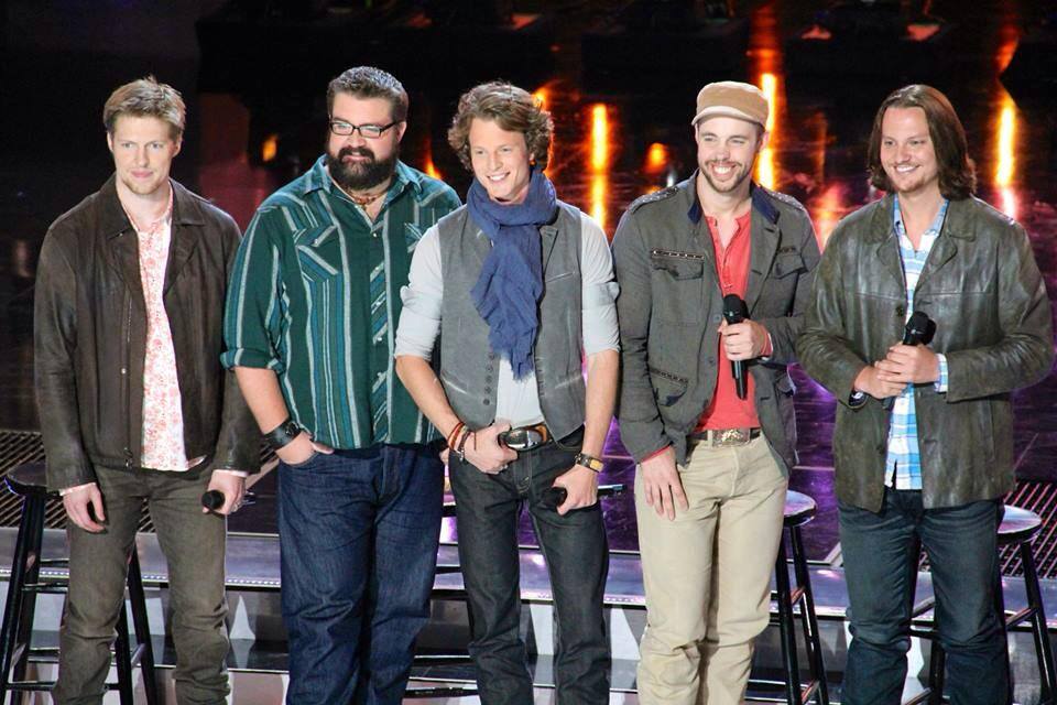 Home Free is a country a capella band that won Season Four of NBCs The Sing-Off. Left to right: Adam Rupp, Rob Lundquist, Austin Brown, Chris Rupp and Tim Foust.