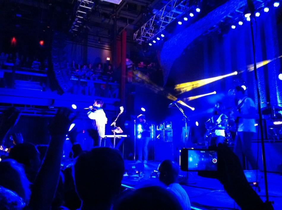 Sameer Gadhia, frontman of Young the Giant, performs songs off of the band's new album, "Mind Over Matter" on Feb. 23.