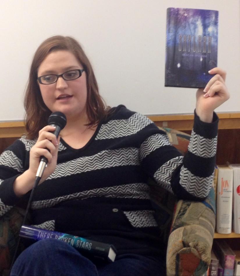 Jefferson+Alumni%2C+Meagan+Spooner+discusses+her+novel+Skylark.+