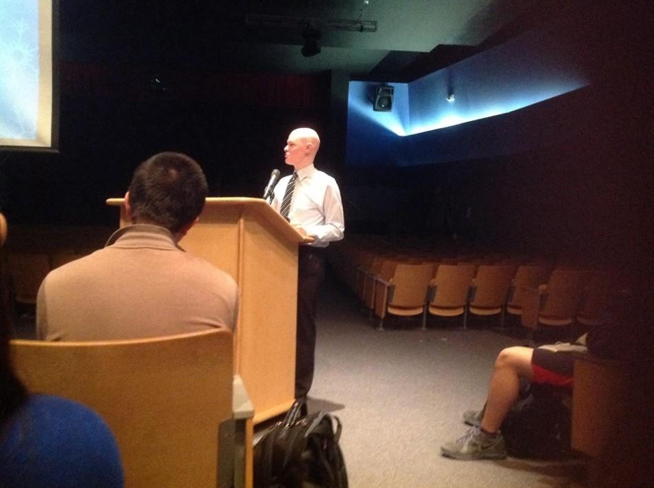 McElveen presents his experience as a social media star at Jefferson's "Flow Day"