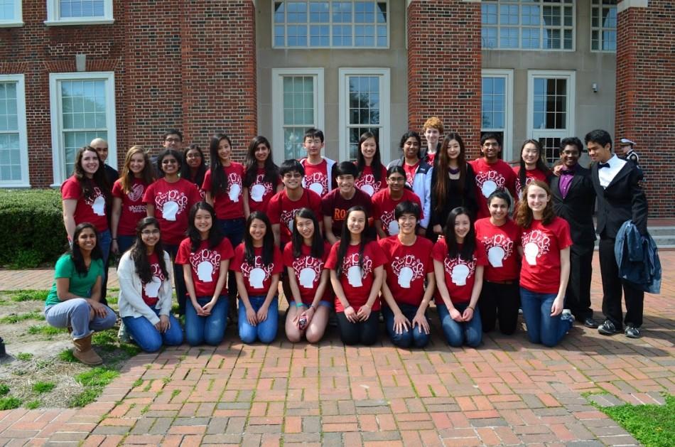 Jeffersons Future Problem Solving (FPS) club competed at State Bowl, which was held at Granby High School in Norfolk, Va. Photo courtesy of Pegah Moradi.