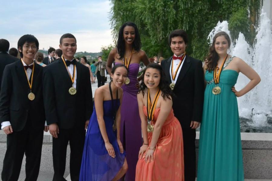 Jefferson students at the 14th Annual Cappies Gala last year.