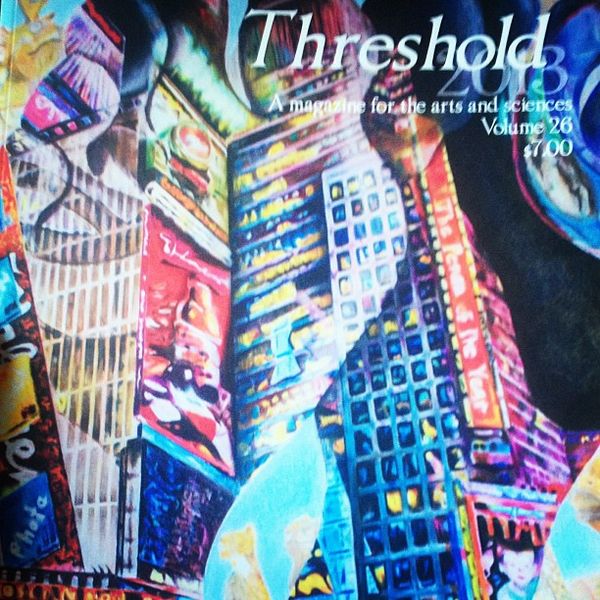 Threshold Literary Magazine from the 2013-2014 school year. This years edition has not yet been released to the student population.