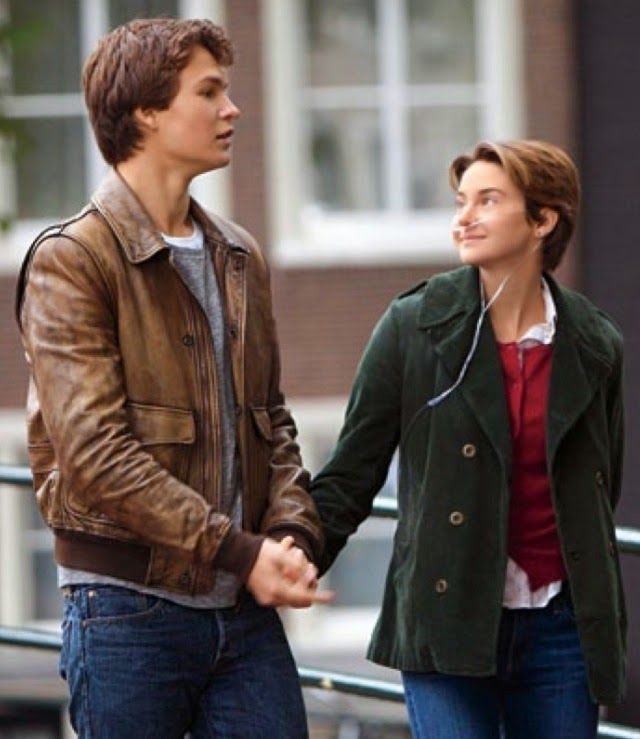 Augustus Waters (Ansel Elgort) and Hazel Grace Lancaster (Shailene Woodley) in The Fault In Our Stars. Photo courtesy of http://thefaultinourstarsmovie.com.