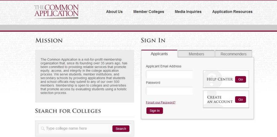 Common Application opens for seniors