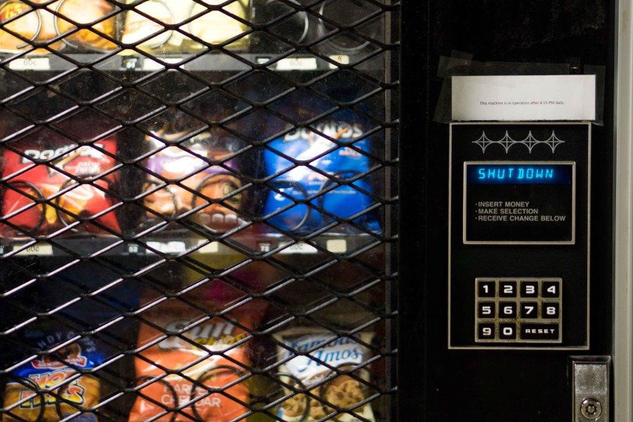 In accordance with new USDA nutrition guidelines, Jefferson's vending machines with sugary sweets will be shut down until after dismissal.