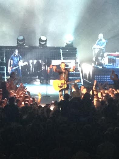 Dierks Bentley performs at his show at the United States Naval Academy