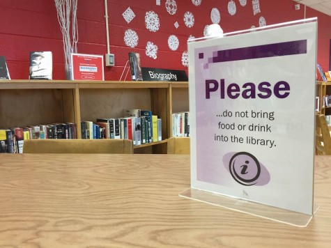 Since students returned from winter break on Jan. 5, the library disallowed students from eating during lunch.