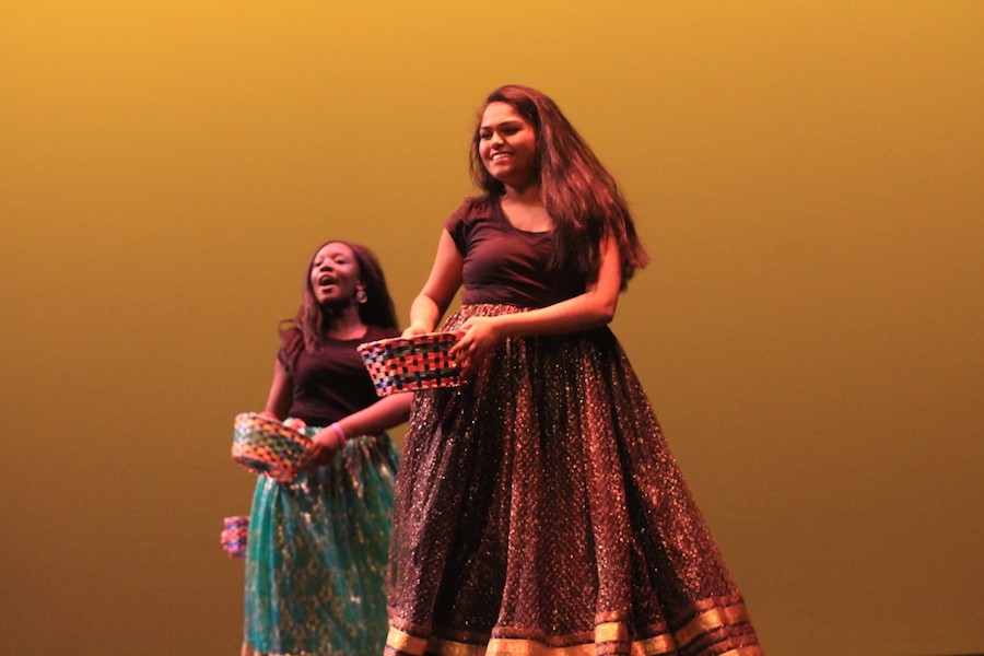 Senior Shivani Nathan performs a traditional Persian dance for Persian Club.