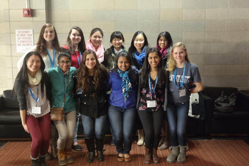 Seniors Lindsay Williams, Ellen Kan, Stav Nachum, Nandini Radhakrishnan, Eileen Zhang, Naini Shishwawala and Ruhee Shah, juniors Kate Deng, Anjali Khanna and Esther Kim and sophomore Brittany Csik attended the conference.