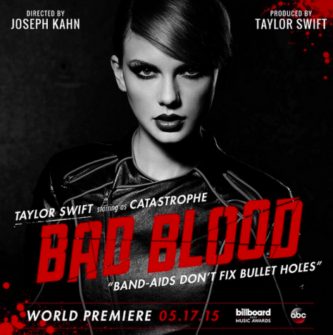 Taylor Swift plays Catastrophe in her new music video for “Bad Blood.