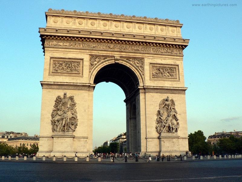 The Arc De Triomphe is just one of Frances many history- and culture-rich landmarks.