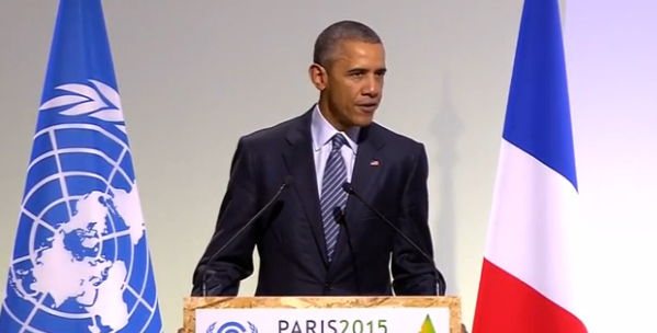 President Barack Obama met in Paris with 150 other leaders from across the globe to discuss the future of climate change.