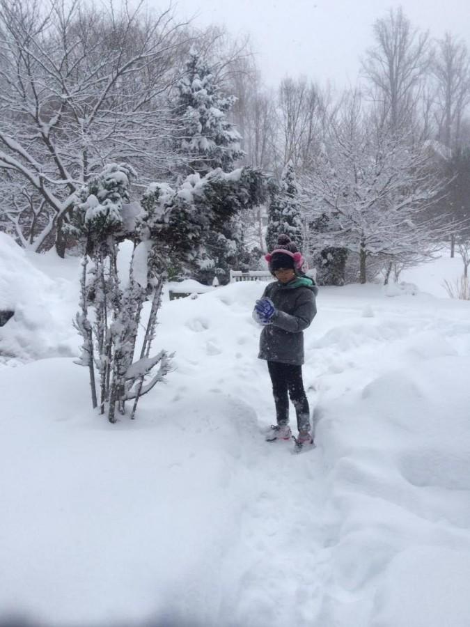 When the brutal winter winds were over, some families, like that of junior Nam Tran Nguyen in McLean, took time to go out into the snow and enjoy themselves.