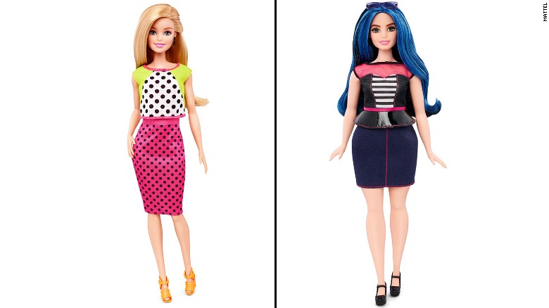 According+to+Mattel%2C+Barbie+will+now+come+in+four+body+types+and+seven+different+skin+tones%2C+with+22+eye+colors+and+24+hairstyles.+Currently+available+only+through+Mattels+online+store%2C+the+new+line+will+be+in+stores+on+March+1.