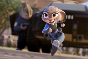 Judy Hopps (Ginnifer Goodwin) eagerly does her job as a police officer. “Zootopia”, released on March 4, was directed by Byron Howard and Rich Moore.