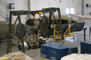 Dr. Kinney’s favorite artifact is Flak-Bait, a Martin B-26B Marauder. Flak-Bait flew the most missions out of the American aircraft in World War II.