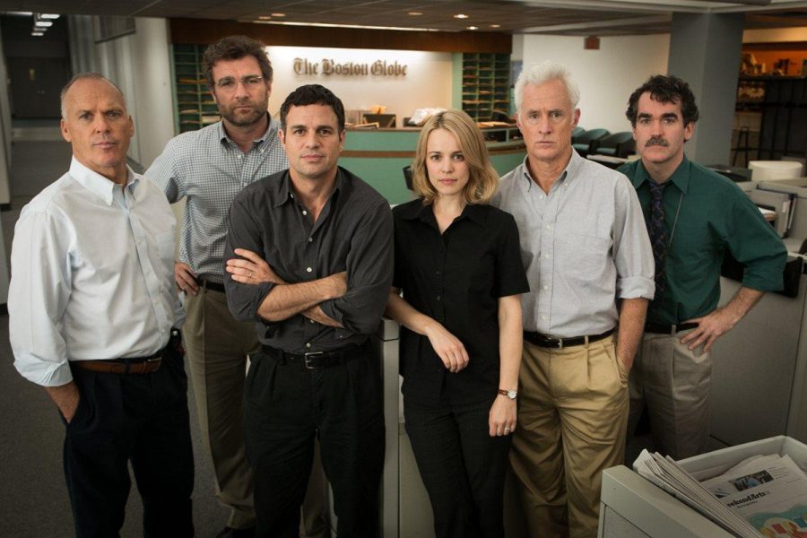 The Spotlight team in Academy Award winning film Spotlight.