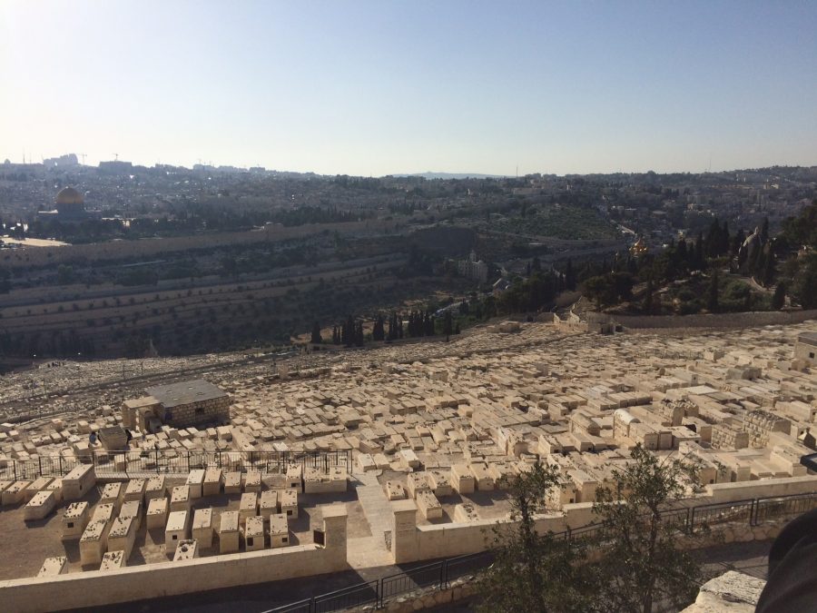 A view of just a fraction of  Mount of Olives, located east of the Old City of Jerusalem