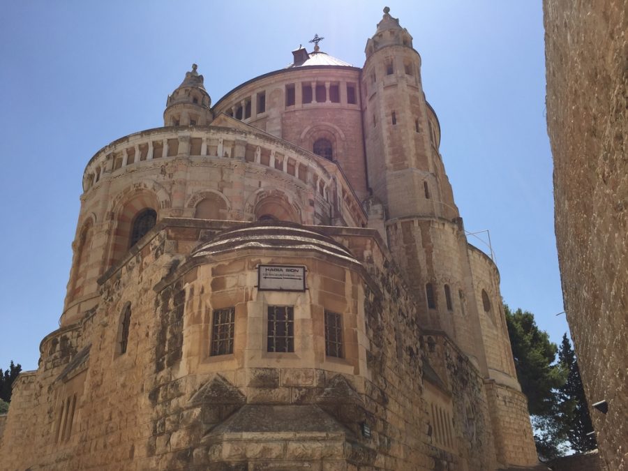 The Hagia Sion is a famed structure just outside the Old City of Jerusalem. It is supposedly where the Virgin Mary passed away. 