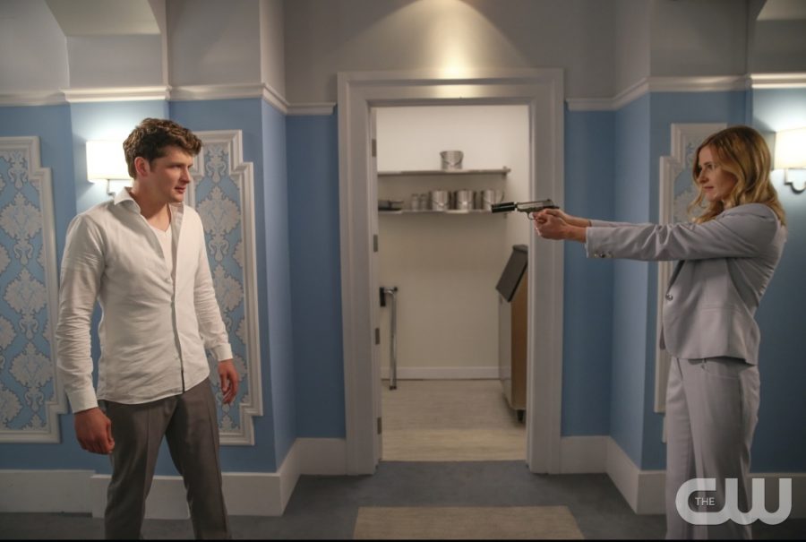 Michael Cordero (Brett Dier) finds out that his fellow cop has been working against him throughout the season in the season two finale of "Jane the Virgin."  The season three premiere opens with Jane facing the aftermath of this scene.