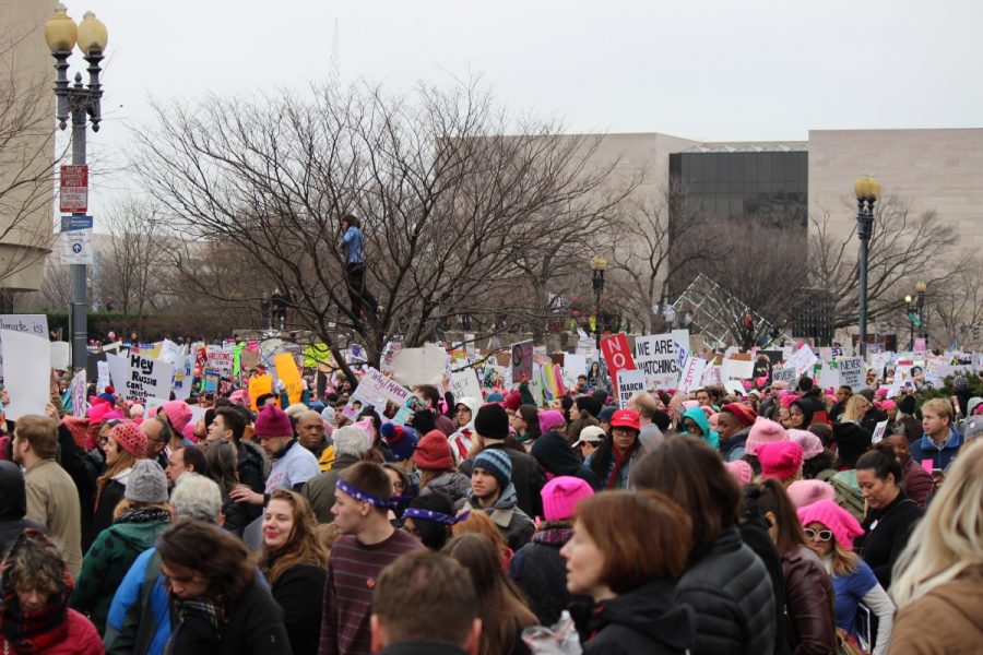 At approximately 3:30 p.m., the march officially began. Delays were primarily due to more people than anticipated showing up, which forced organizers to change routes.