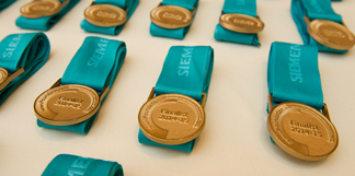 Siemens medals to be presented to the National finalists.