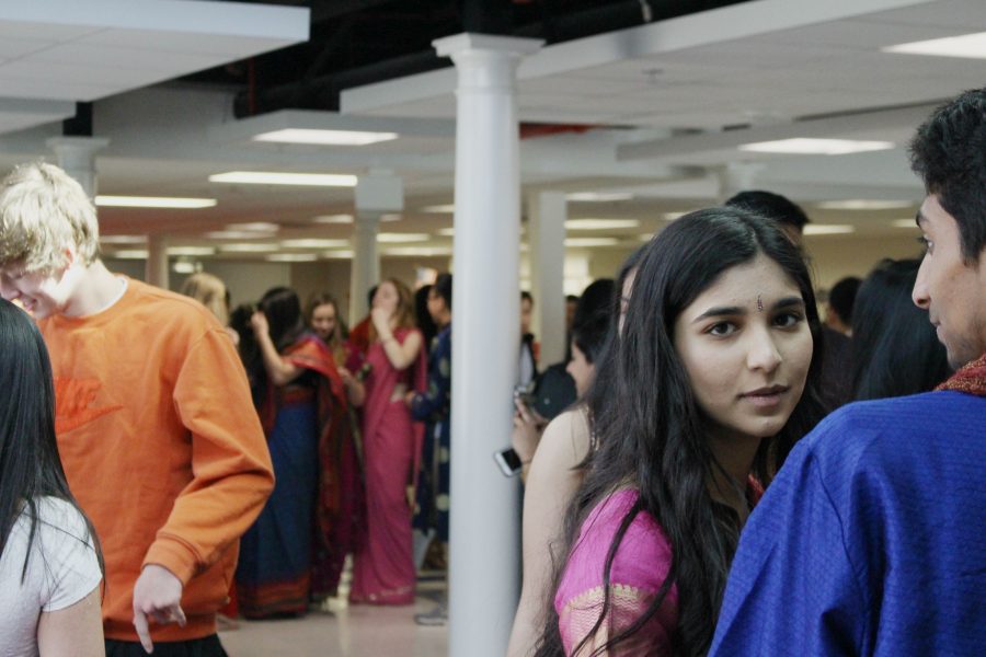 Senior Rayana Matin wears Indian clothing for International Day.