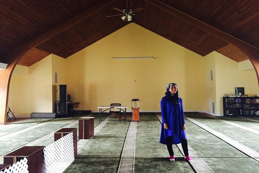 At McLean Islamic Center, Nawaz lectured about her familys past, working in the media industry, and her opinions on how to fight back against Islamophobia.