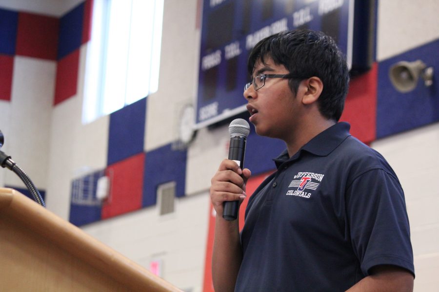 2020 Senator Ankit Gupta speaks about the experiences he had during his first year at Jefferson.