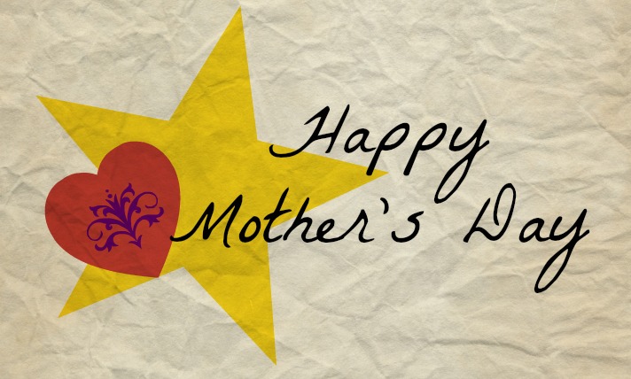 A graphic mimicking a Mothers Day card.