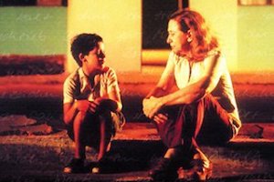 Josué and Dora on the poster for "Central Station"